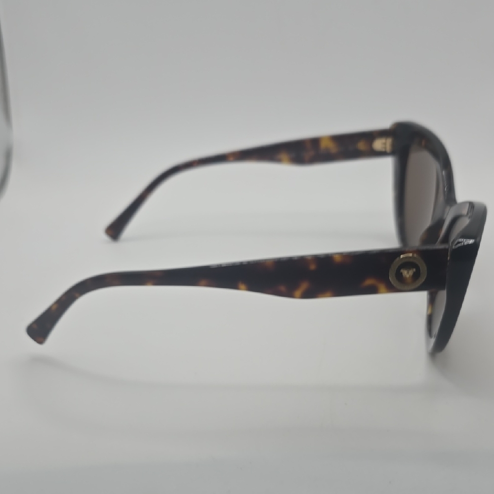 Versace Brown Tortoise Shell Cat-Eye Sunglasses - image 6